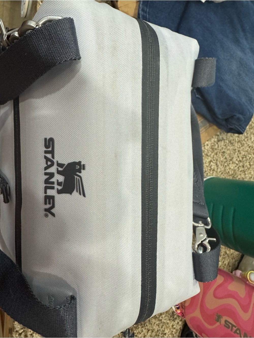 Stanley light purple and dark gray lunch  Cooler Bag - Picture 8 of 8